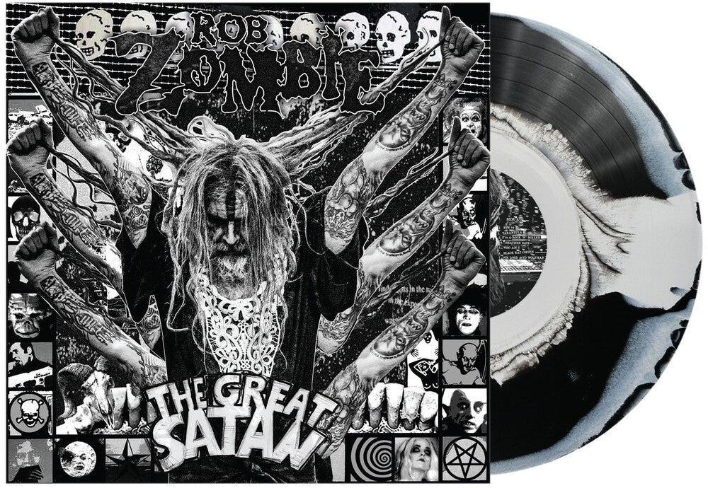 Rob Zombie - The Great Satan [Indie Exclusive Black and White Swirl Vinyl]