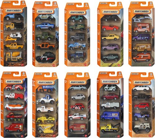 Matchbox - Matchbox Basic 1 64 Car 5 Pack 12 Piece J Asrt - Collectibles