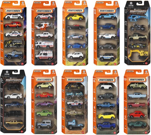 Matchbox - Matchbox Basic 1 64 Car 5 Pack 12 Piece M Asrt - Collectibles