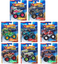 Hot Wheels Monster Trucks - Hot Wheels Monster Trucks 1 64 8 Piece C Asrt - Collectibles
