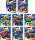 Hot Wheels Monster Trucks - Hot Wheels Monster Trucks 1 64 8 Piece D Asrt - Collectibles