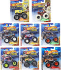 Hot Wheels Monster Trucks - Hot Wheels Monster Trucks 1 64 8 Piece E Asrt - Collectibles