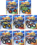 Hot Wheels Monster Trucks - Hot Wheels Monster Trucks 1 64 8 Piece F Asrt - Collectibles