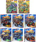 Hot Wheels Monster Trucks - Hot Wheels Monster Trucks 1 64 8 Piece G Asrt - Collectibles