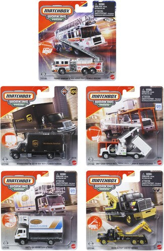 Matchbox Real Working Rigs - Matchbox Real Working Rigs 6 Piece H Asrt - Collectibles