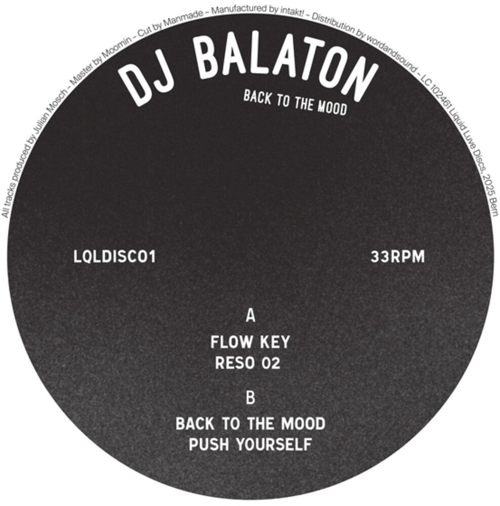 Back To The Mood (Ep) [12" Vinyl] Vinyl Record