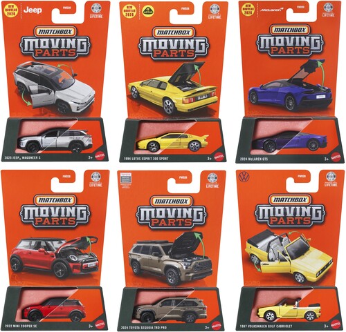 Matchbox - Matchbox Moving Parts 8 Piece L Asrt - Collectibles