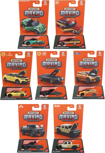 Matchbox - Matchbox Moving Parts 8 Piece M Asrt - Collectibles