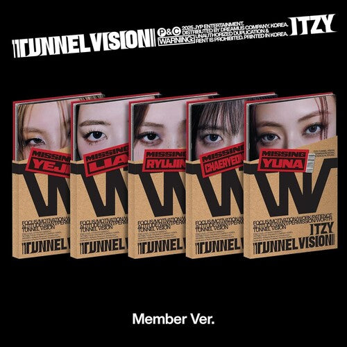 Itzy - Tunnel Vision [member Ver.] - Music CD