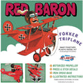 Red Baron Fokker Tri Plane Snap Model Kit - Red Baron Fokker Tri Plane Snap Model Kit - Collectibles