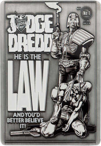 2000 Ad Judge Dredd Comic Book Cover Ingot - 2000 Ad Judge Dredd Comic Book Cover Ingot - Collectibles