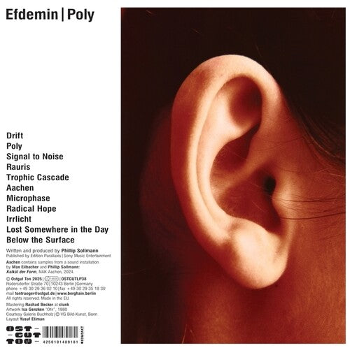 Efdemin - Poly - Vinyl Record