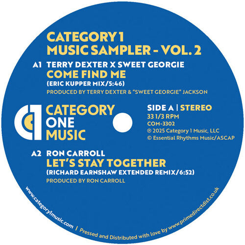 Category 1 Music Sampler Vol. 2 / Various - Category 1 Music Sampler Vol. 2 / Various - Vinyl Record
