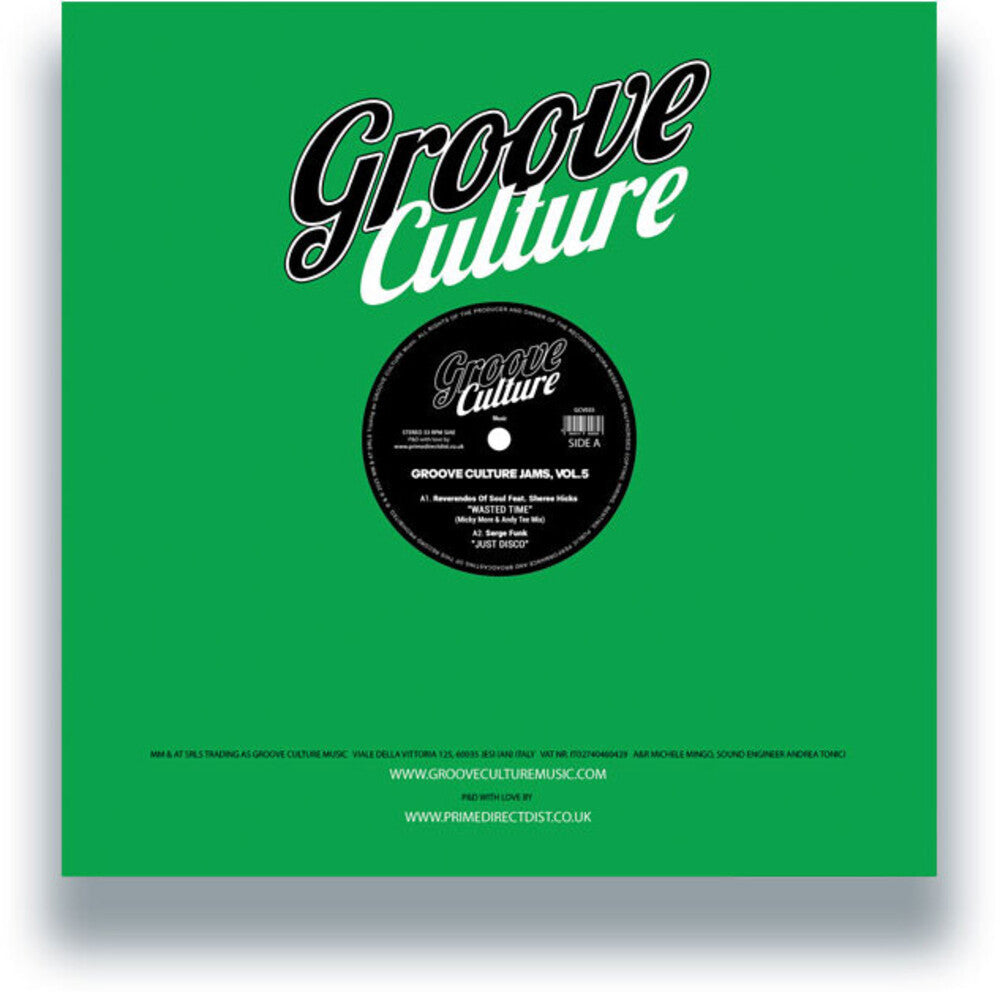 Groove Culture Jams Vol. 5 / Various [12" Vinyl] Vinyl Record