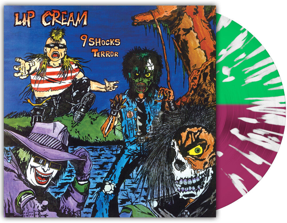 Lip Cream - 9 Shocks Terror [Orchard Indie Exclusive Half Green and Half Purple with Splatter LP]