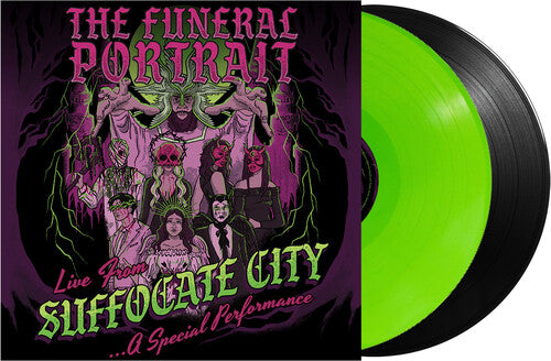 Funeral Portrait - Live From Suffocate City - Lime/black - Vinyl Record