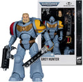 Warhammer 40k 7in Fig W12 Space Wolves Grey Hunter - Warhammer 40k 7in Fig W12 Space Wolves Grey Hunter - Collectibles