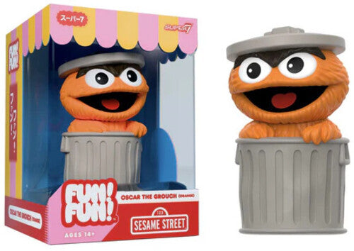 Sesame Street Fun! Fun! Oscar The Grouch (orange) - Sesame Street Fun! Fun! Oscar The Grouch (orange) - Collectibles