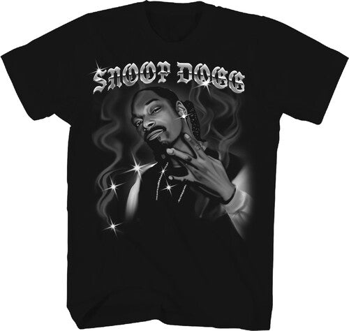 Snoop Dog Air Brush T-shirt Small Blk - Snoop Dog Air Brush T-shirt Small Blk - Apparel