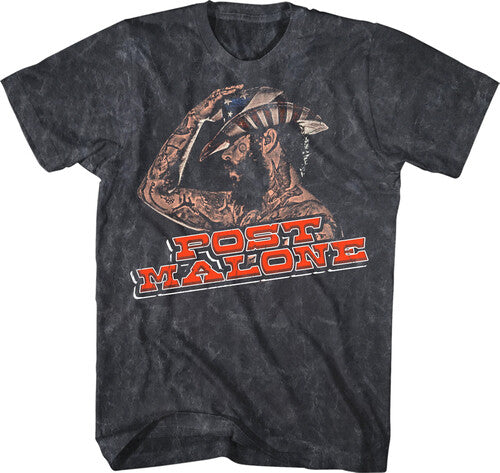 Post Malone Side Profile T-shirt Large Blk - Post Malone Side Profile T-shirt Large Blk - Apparel