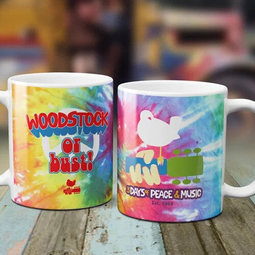 Woodstock Or Bust 1969 Tie-dye Coffee Mug - Woodstock Or Bust 1969 Tie-dye Coffee Mug - Novelties