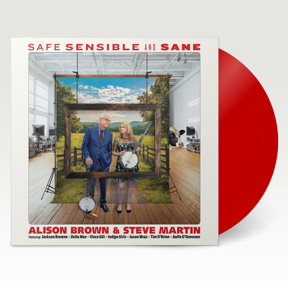 Pre-Order: Alison Brown  / Martin,Steve - Safe Sensible & Sane - Red [Colored Vinyl] [Limited Edition] (Ofgv)