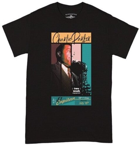 Charlie Parker 18th & Vine T-shirt Black Small - Charlie Parker 18th & Vine T-shirt Black Small - Apparel