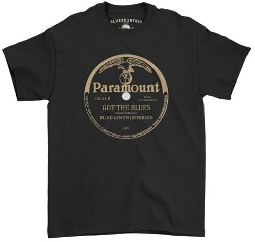 Paramount Records Got The Blues Shirt Black Medium - Paramount Records Got The Blues Shirt Black Medium - Apparel