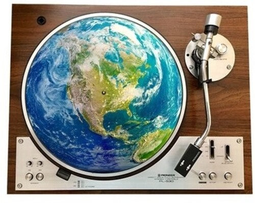 Planet Earth North America Turntable Slip Mat - Planet Earth North America Turntable Slip Mat - Vinyl Accessories