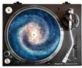 Spinning Galaxy Graphic Turntable Slip Mat - Spinning Galaxy Graphic Turntable Slip Mat - Vinyl Accessories