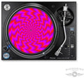 Optical Illusion Hot Pink Electric Trntbl Slip Mat - Optical Illusion Hot Pink Electric Trntbl Slip Mat [Vinyl Accessories]