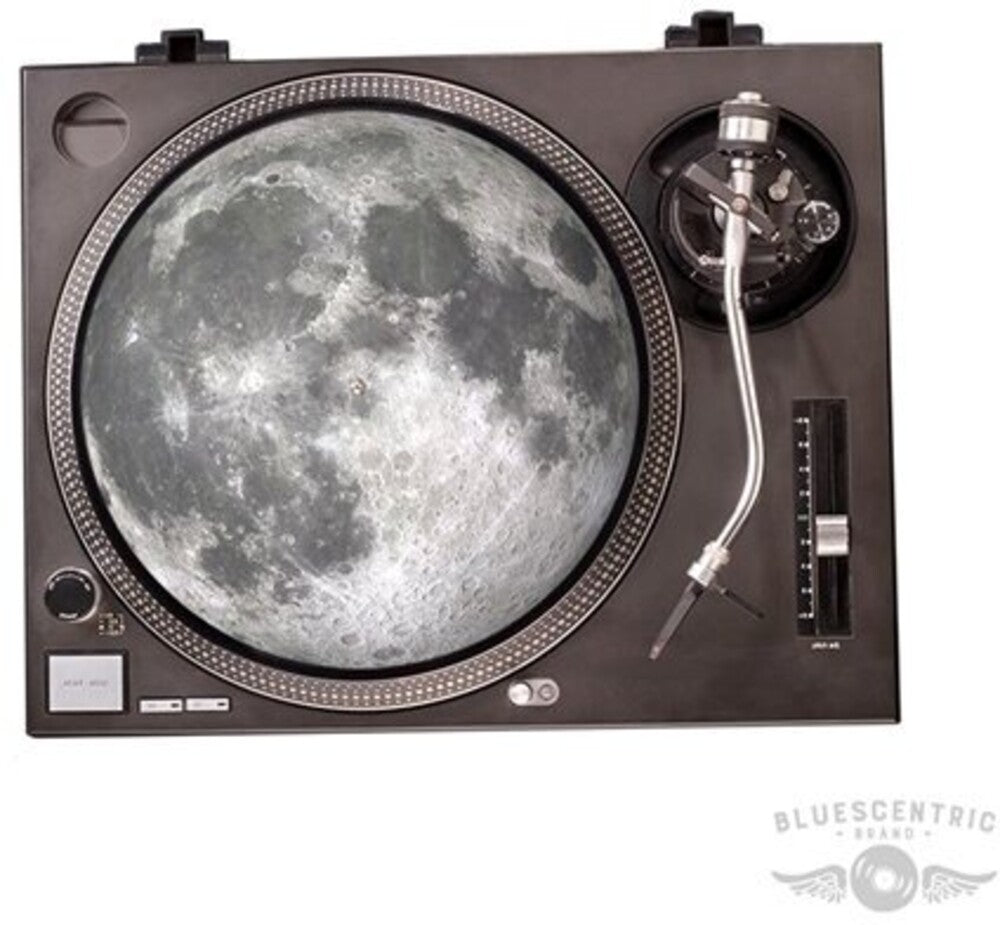 3D Moon Vinyl Record Graphic Turntable Slip Mat - 3d Moon Vinyl Record Graphic Turntable Slip Mat [Vinyl Accessories]