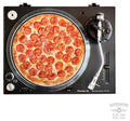 Pepperoni Pizza Graphic Turntable Slip Mat - Pepperoni Pizza Graphic Turntable Slip Mat [Vinyl Accessories]