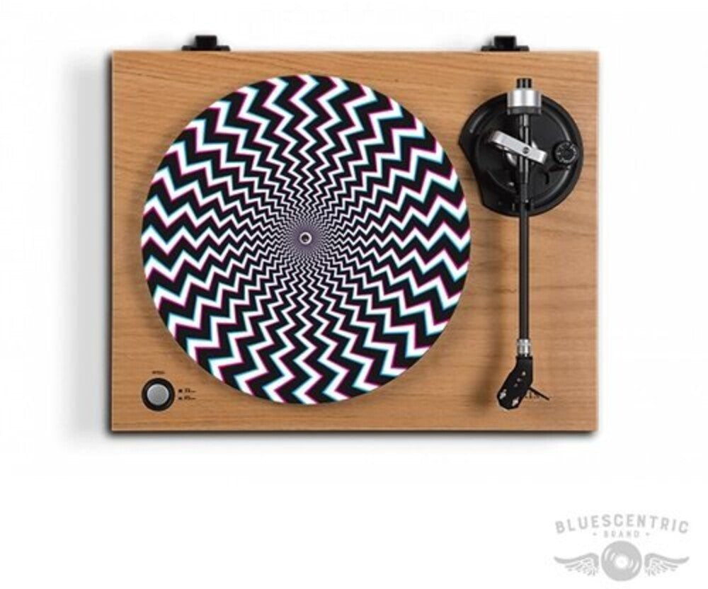 Optical Illusion 3D Bolts Turntable Slip Mat - Optical Illusion 3d Bolts Turntable Slip Mat [Vinyl Accessories]