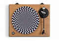 Optical Illusion 3d Bolts Turntable Slip Mat - Optical Illusion 3d Bolts Turntable Slip Mat - Vinyl Accessories