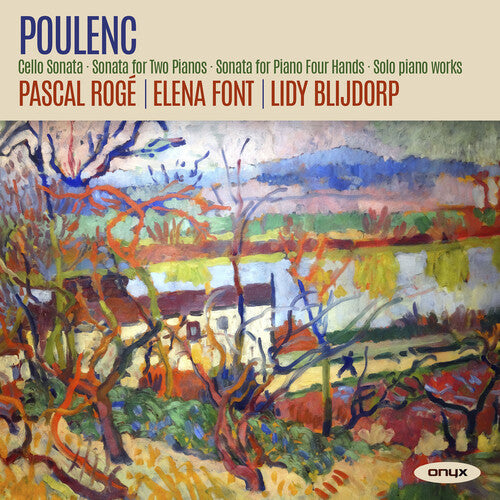 Roge,pascal / Font,elena / Blijdorp,lidy - Poulenc: Cello Sonata, Sonata For Two Pianos - Music CD