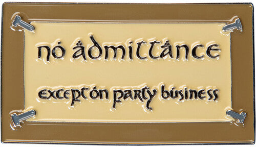 Fridge Magnet (enamel) - No Admittance - Fridge Magnet (enamel) - No Admittance - Collectibles