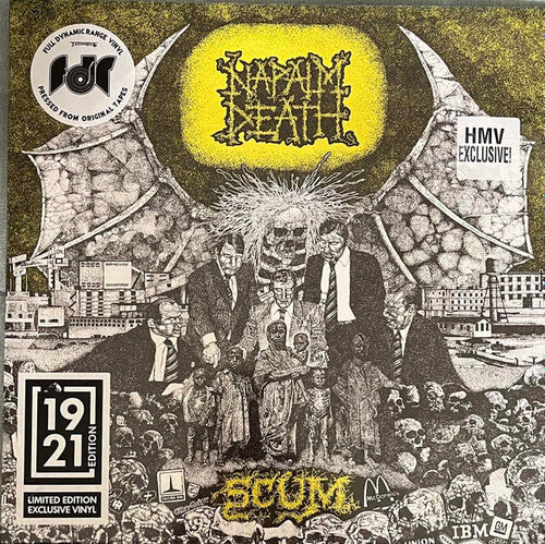 Napalm Death - Scum - White Vinyl - Vinyl Record