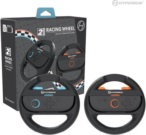 Hyperkin Nintendo Switch Joy-ride Racing Wheel Set 2 Pack Black - Video Game Accessories