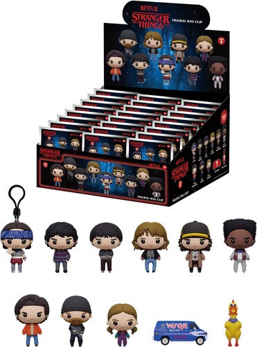 Stranger Things S5 24pc 3d Foam Bag Clip Blind Box - Stranger Things S5 24pc 3d Foam Bag Clip Blind Box - Collectibles