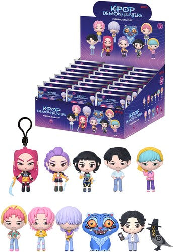 Kpop Demon Hunters S1 - 24pc 3d Foam Bag Clip Blin - Kpop Demon Hunters S1 - 24pc 3d Foam Bag Clip Blin - Collectibles