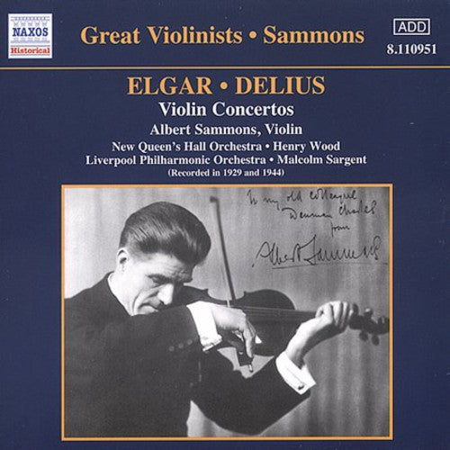Delius / Elgar / Sammons / Wood / Sargent - Violin Concertos - Music CD