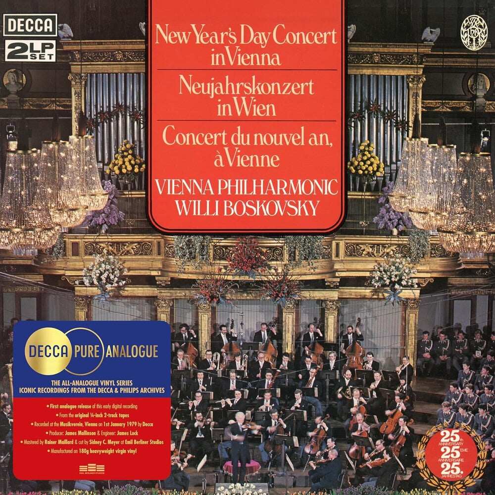 Weiner Philharmoniker / Willi Boskovsky - New Year's Day Concert Vienna (Decca Pure Analogue) [LP]