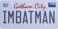 Dc Comics Batman Number Plate Tin Sign - Dc Comics Batman Number Plate Tin Sign - Collectibles