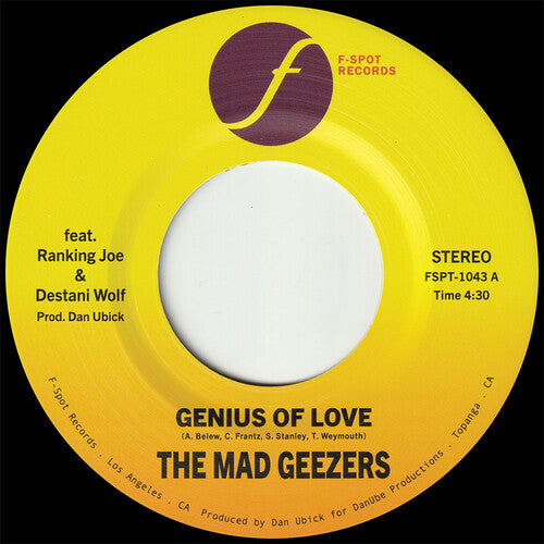 Mad Geezers - Genius Of Love / Genius Of Dub - Vinyl Record