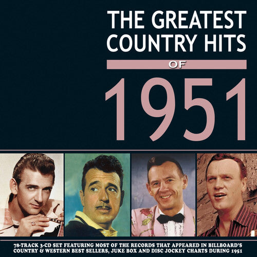 Greatest Country Hits Of 1951 / Various - Greatest Country Hits Of 1951 / Various - Music CD