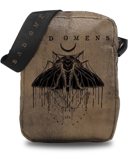 Rocksax Bad Omens Moth Logo Crossbody Bag Brown - Rocksax Bad Omens Moth Logo Crossbody Bag Brown - Special Products