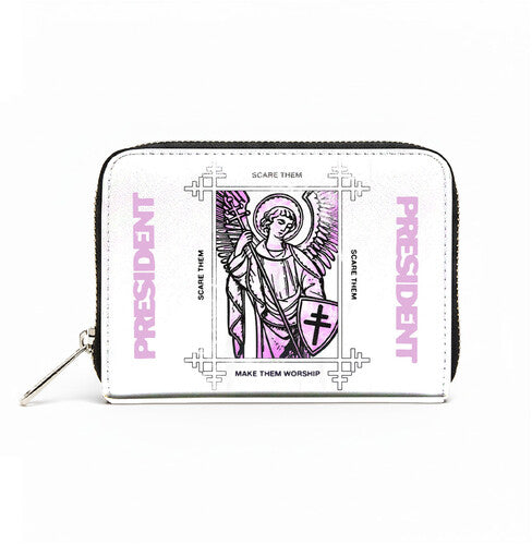 Rocksax President Angel Logo Purse White - Rocksax President Angel Logo Purse White - Special Products