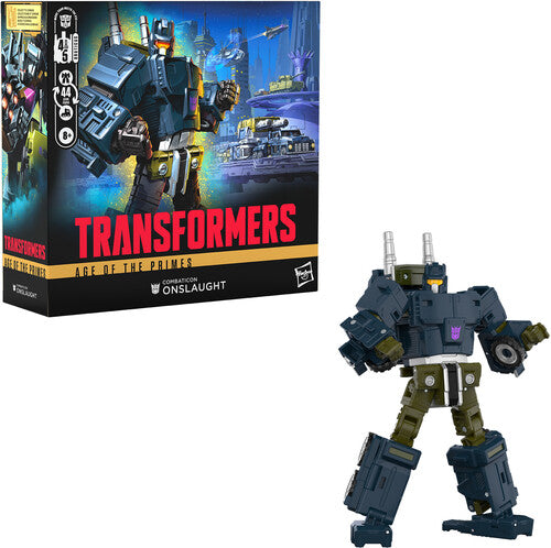 Tra Gen Prime Cmdr Onslaught - Transformers Aotp Commander Combaticon Onslaught - Collectibles