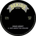 Lenny,dino - Not About The Volume (with Tiger Stripes Remix) - Vinyl Record